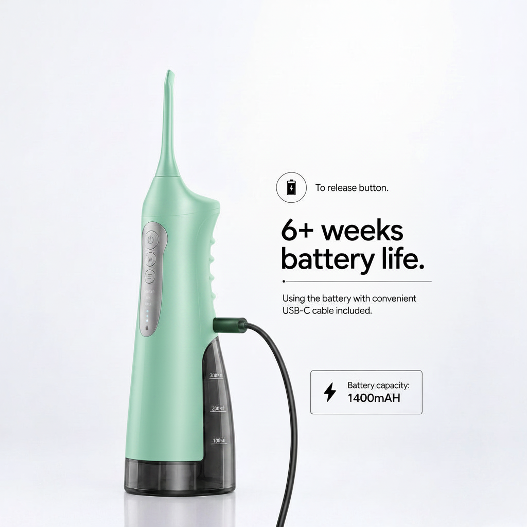 Mint Green Water Flosser